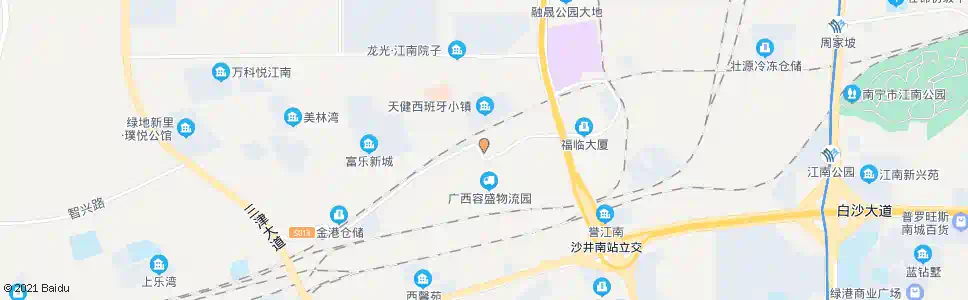 南宁沙井市场_公交站地图_南宁公交_妙搜公交查询2025