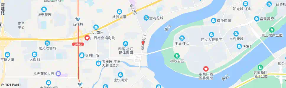 南宁亭江江南大道路口_公交站地图_南宁公交_妙搜公交查询2025