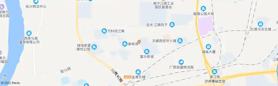 南宁同乐智兴路口_公交站地图_南宁公交_妙搜公交查询2025