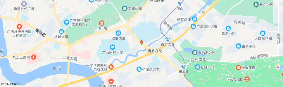 南宁青山路中_公交站地图_南宁公交_妙搜公交查询2025