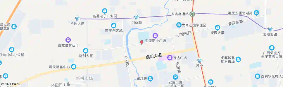 南宁罗赖创业路口_公交站地图_南宁公交_妙搜公交查询2025