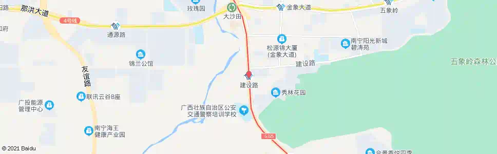 南宁建设路步行街口_公交站地图_南宁公交_妙搜公交查询2025