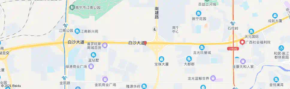 南宁白沙友谊路口_公交站地图_南宁公交_妙搜公交查询2025