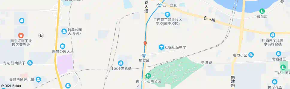 南宁壮锦旱塘路口_公交站地图_南宁公交_妙搜公交查询2025