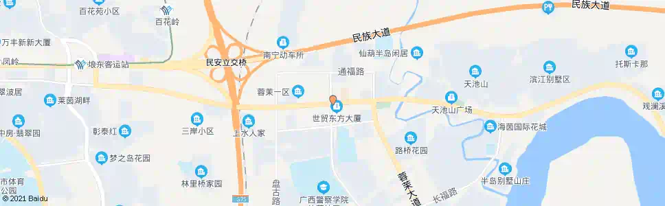 南宁仙葫开泰路口_公交站地图_南宁公交_妙搜公交查询2025