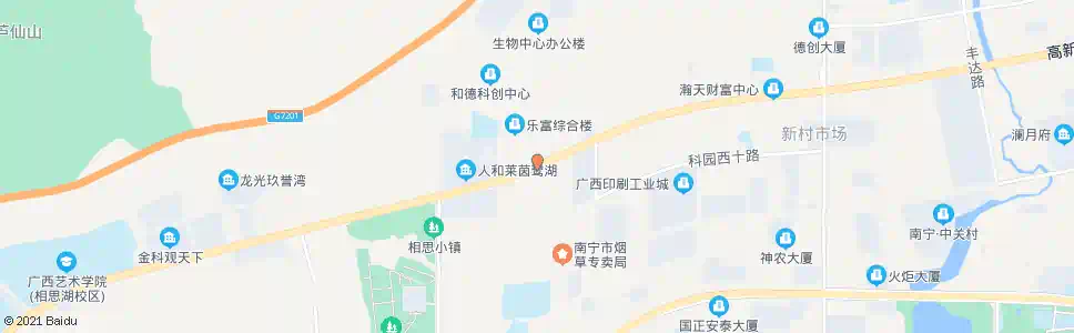 南宁高新总部路口_公交站地图_南宁公交_妙搜公交查询2025