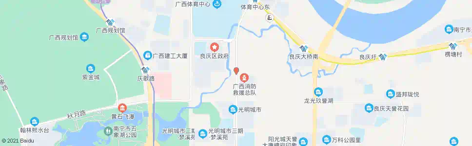南宁那黄庆歌路口_公交站地图_南宁公交_妙搜公交查询2025