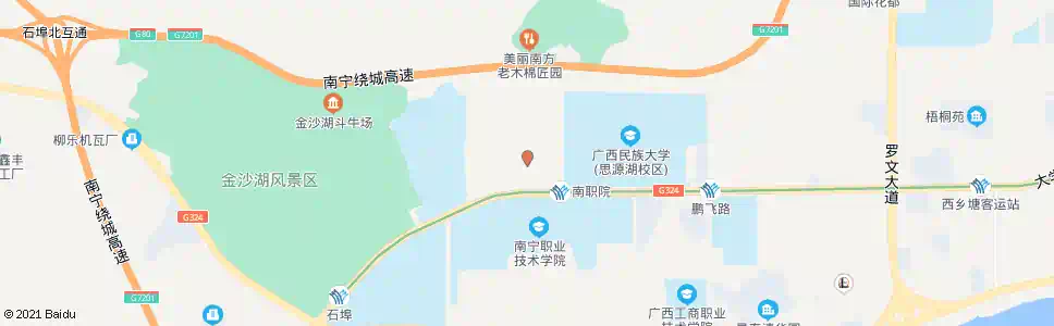 南宁市党校_公交站地图_南宁公交_妙搜公交查询2025