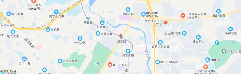南宁长湖滨湖路口_公交站地图_南宁公交_妙搜公交查询2025