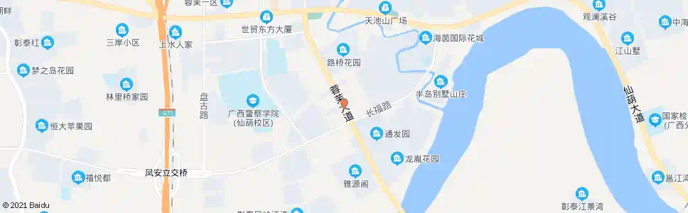 南宁荣茉长福路口_公交站地图_南宁公交_妙搜公交查询2025
