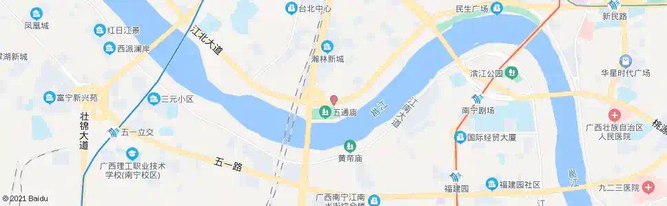 南宁江北边阳路口_公交站地图_南宁公交_妙搜公交查询2025