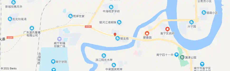 南宁城关四小_公交站地图_南宁公交_妙搜公交查询2025