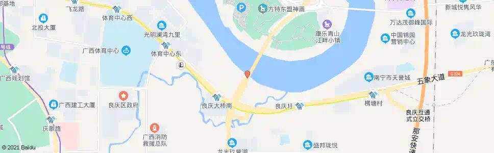 南宁龙岗良庆路口_公交站地图_南宁公交_妙搜公交查询2025