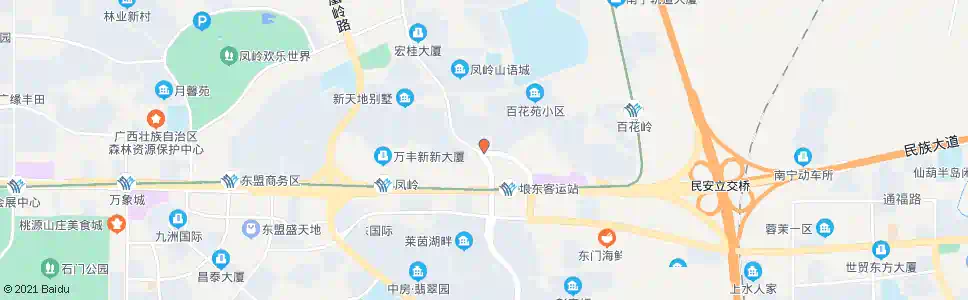 南宁枫林路南_公交站地图_南宁公交_妙搜公交查询2025