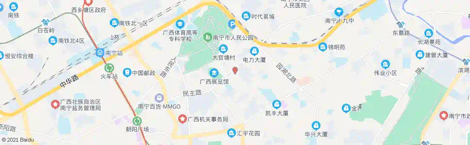 南宁思贤民主路口_公交站地图_南宁公交_妙搜公交查询2025