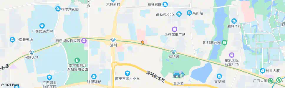 南宁医科大二附院_公交站地图_南宁公交_妙搜公交查询2025