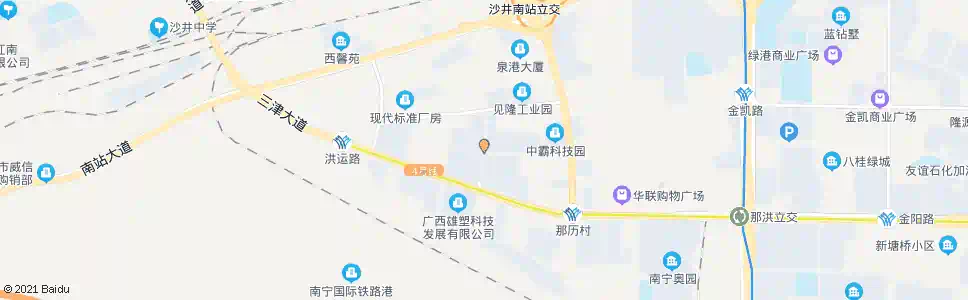 南宁龙锦同德路口_公交站地图_南宁公交_妙搜公交查询2025