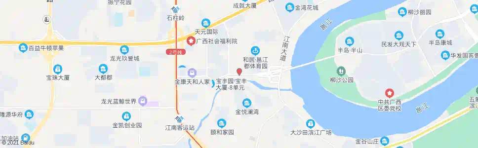 南宁英华桥南_公交站地图_南宁公交_妙搜公交查询2025