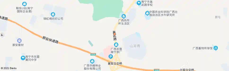 南宁农垦干校_公交站地图_南宁公交_妙搜公交查询2025