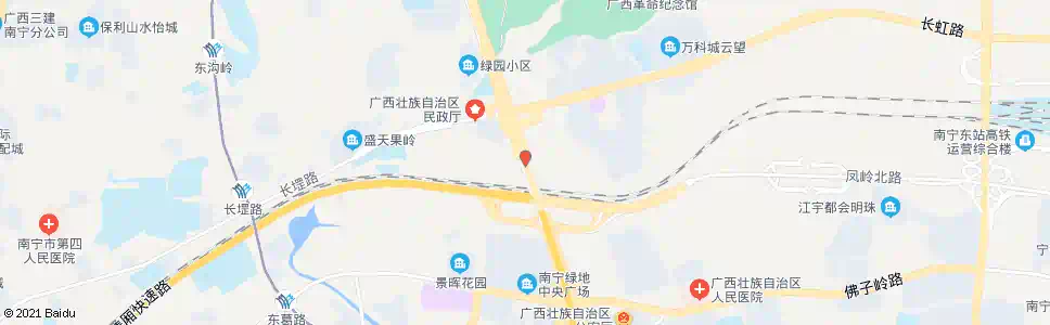 南宁厢竹大道中_公交站地图_南宁公交_妙搜公交查询2025