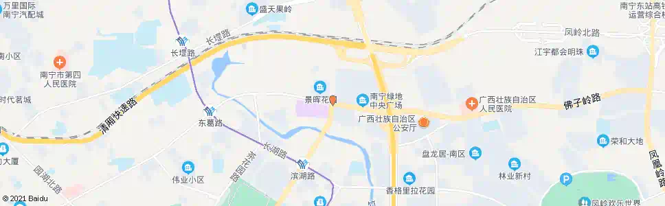 南宁东葛滨湖路口_公交站地图_南宁公交_妙搜公交查询2025