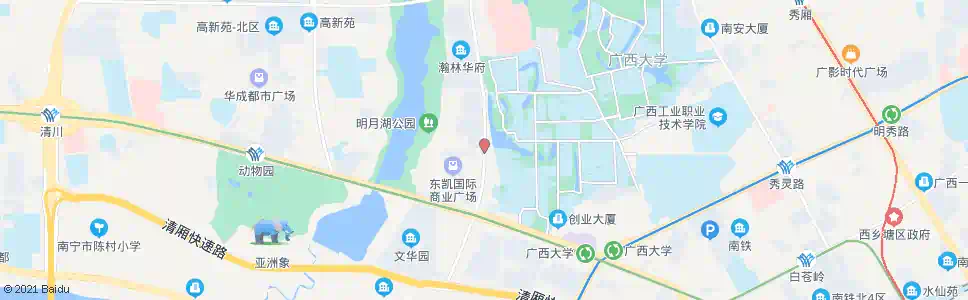 南宁鲁班路北_公交站地图_南宁公交_妙搜公交查询2025