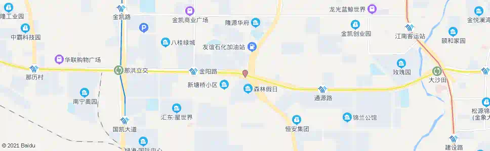 南宁那洪友谊路口_公交站地图_南宁公交_妙搜公交查询2025