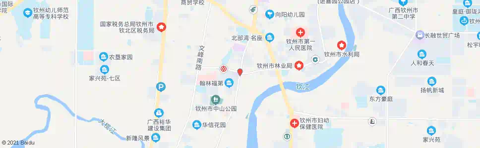 钦州人民新兴路口_公交站地图_钦州公交_妙搜公交查询2025