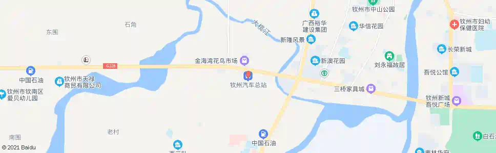 钦州汽车总站_公交站地图_钦州公交_妙搜公交查询2025