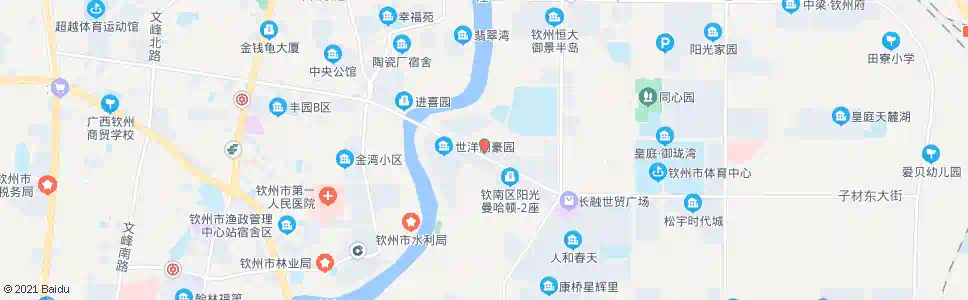 钦州康美口腔中心_公交站地图_钦州公交_妙搜公交查询2025