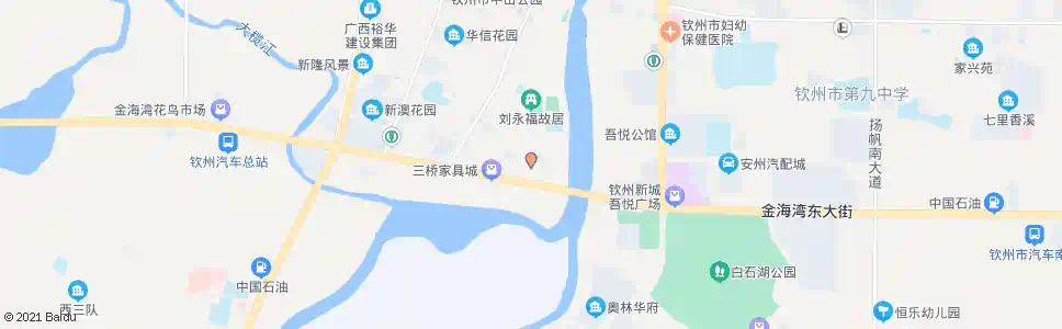 钦州五马路_公交站地图_钦州公交_妙搜公交查询2025