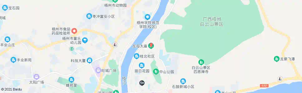 梧州龙母太庙(大码头)_公交站地图_梧州公交_妙搜公交查询2025