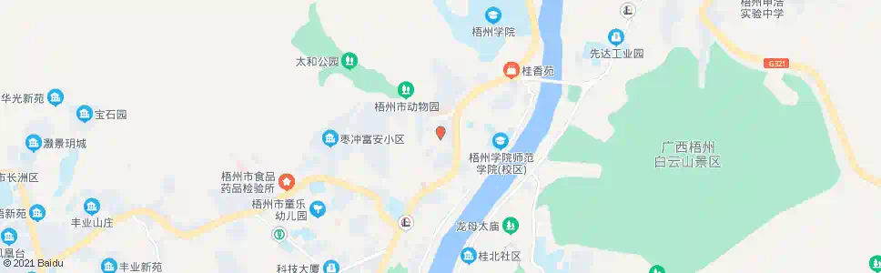 梧州东山冲小区_公交站地图_梧州公交_妙搜公交查询2025