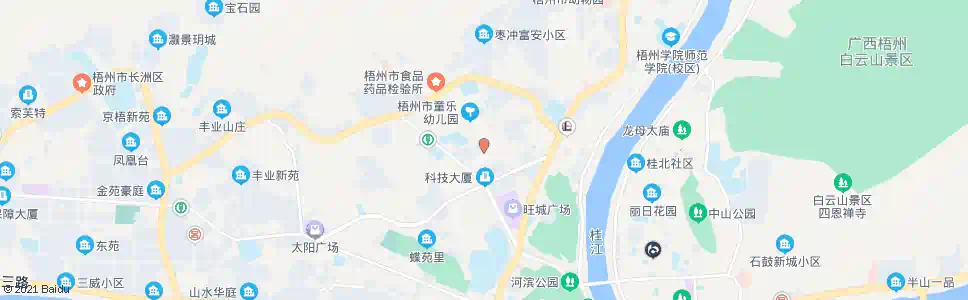 梧州上三云路_公交站地图_梧州公交_妙搜公交查询2025