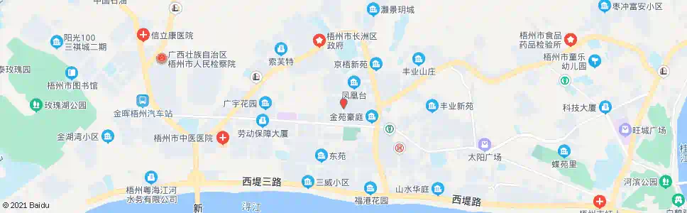 梧州冬湖路_公交站地图_梧州公交_妙搜公交查询2025