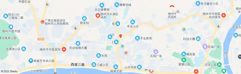 梧州西环路_公交站地图_梧州公交_妙搜公交查询2025