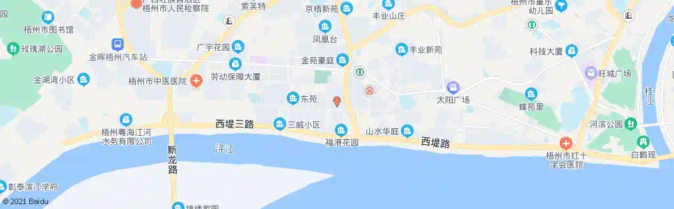 梧州江滨国际大酒店_公交站地图_梧州公交_妙搜公交查询2025