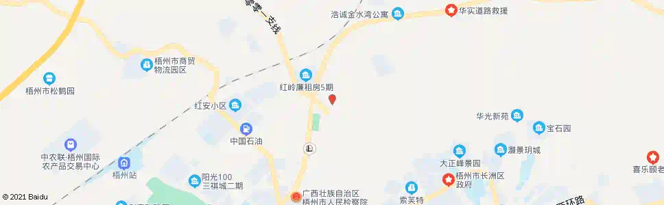 梧州铺子田_公交站地图_梧州公交_妙搜公交查询2025