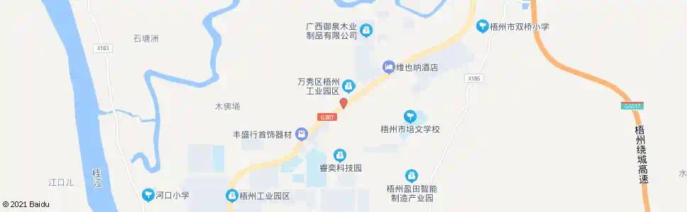 梧州大印_公交站地图_梧州公交_妙搜公交查询2025