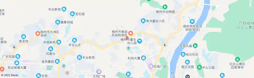 梧州宝石城_公交站地图_梧州公交_妙搜公交查询2025