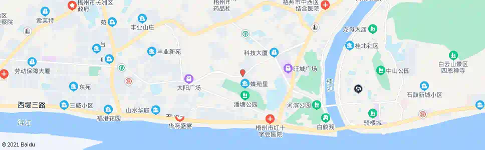 梧州鸡爪山_公交站地图_梧州公交_妙搜公交查询2025