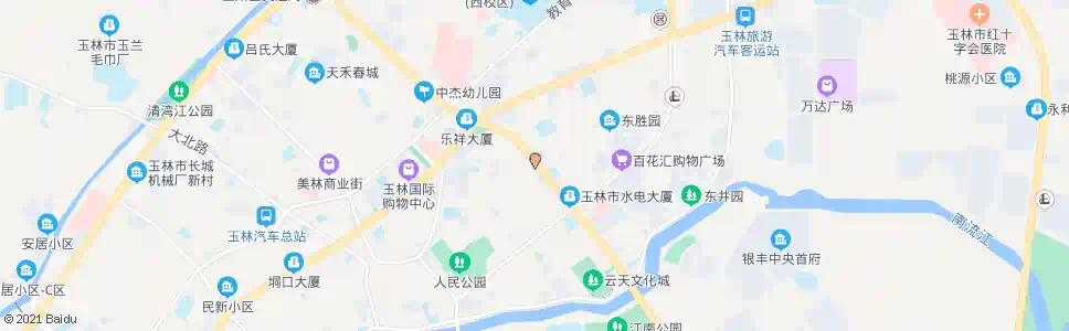 玉林东城派出所_公交站地图_玉林公交_妙搜公交查询2025