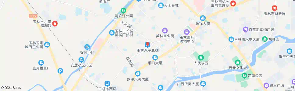 玉林汽车总站_公交站地图_玉林公交_妙搜公交查询2025