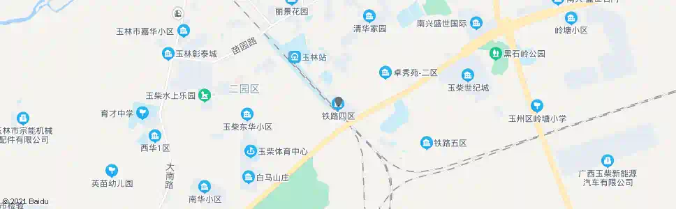 玉林铁路四区_公交站地图_玉林公交_妙搜公交查询2025