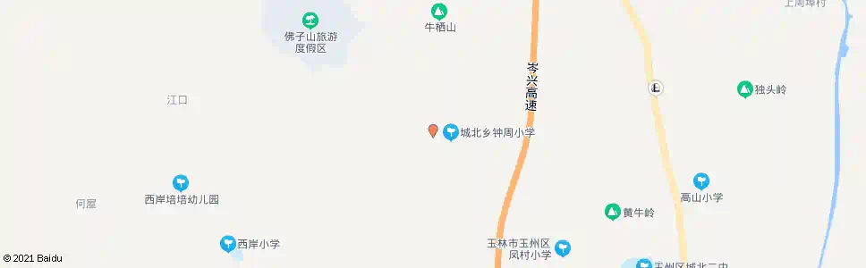 玉林钟周村_公交站地图_玉林公交_妙搜公交查询2025