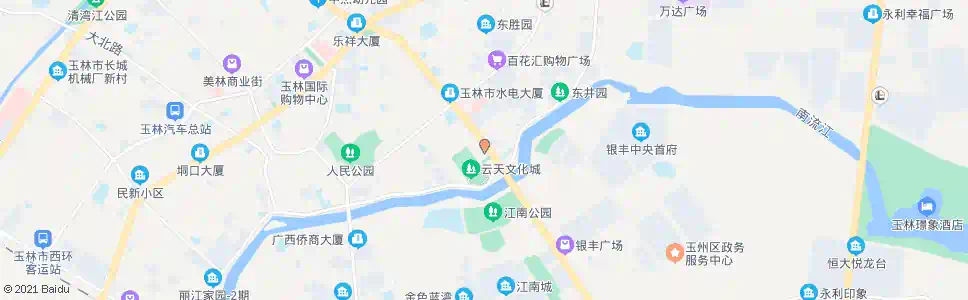 玉林玉林日报社_公交站地图_玉林公交_妙搜公交查询2025
