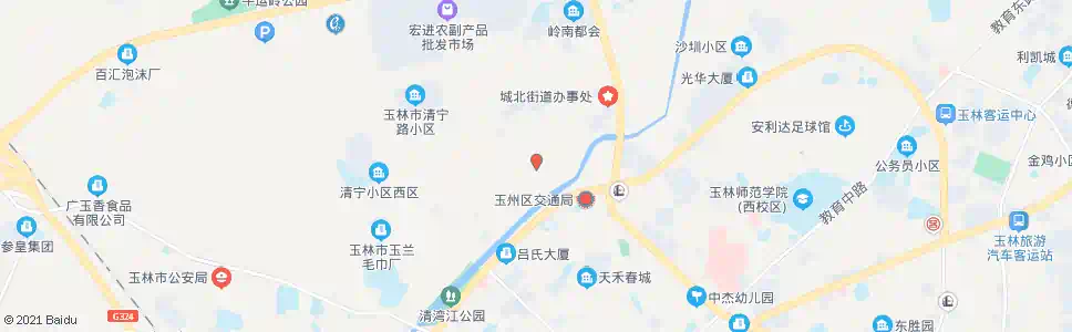 玉林沂山路口_公交站地图_玉林公交_妙搜公交查询2025