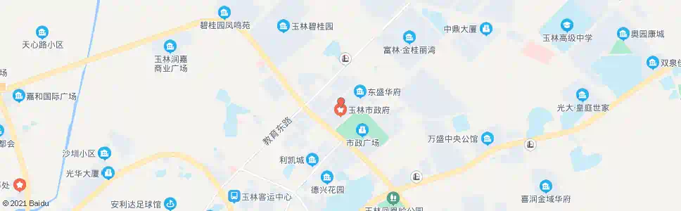 玉林师院附中_公交站地图_玉林公交_妙搜公交查询2025