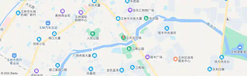 玉林云天文化城_公交站地图_玉林公交_妙搜公交查询2025