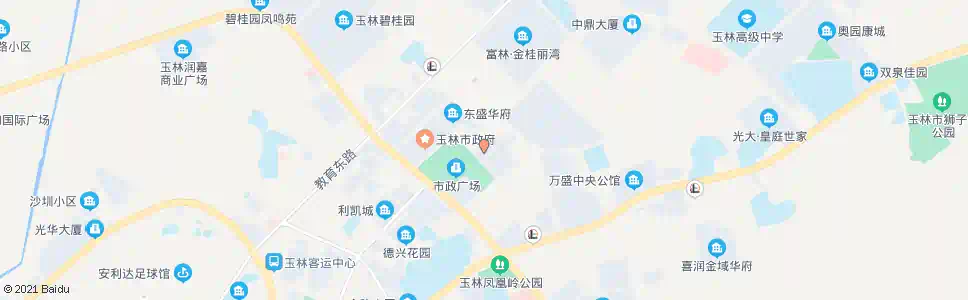 玉林商务大厦_公交站地图_玉林公交_妙搜公交查询2025